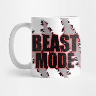 Beast Mode Claw Gym Fitness Design Mug